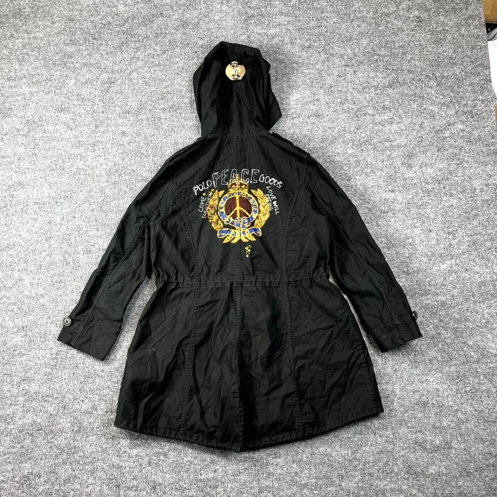 Polo Ralph Lauren 3-In-1‎ Jacket Girls S Black Come Together Love Will Prevail